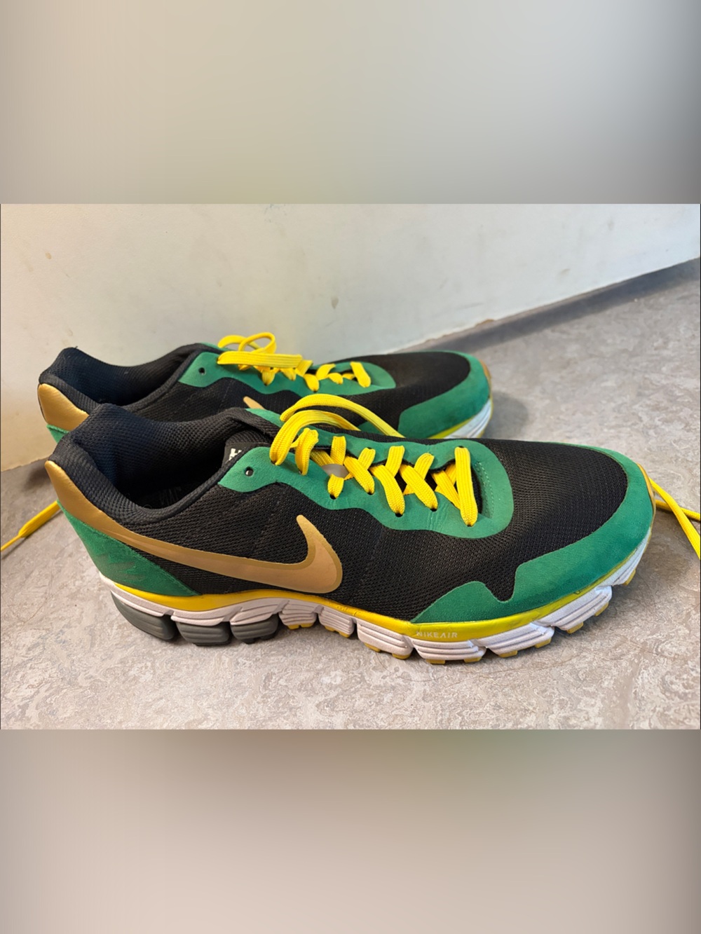 Men's NikeID Pegasus Green, Yellow, Gold